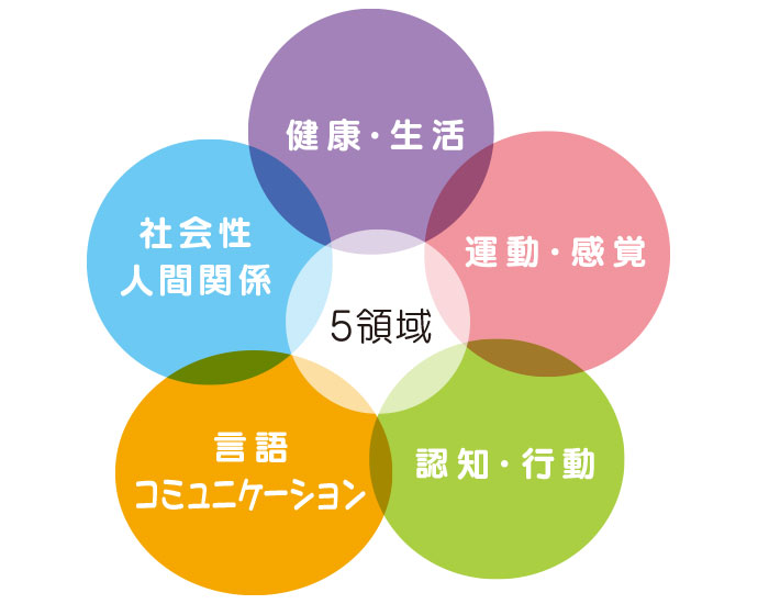 5領域の支援について
